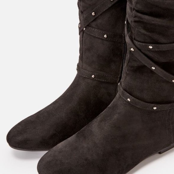 Brand New 6.5 wide calf Shawnee Just Fab boots - Picture 2 of 3